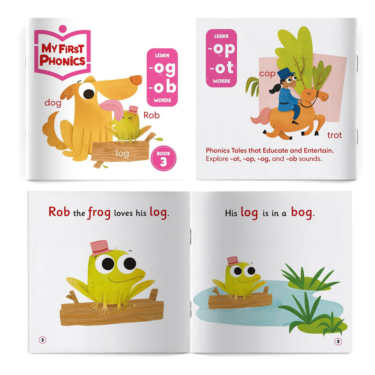 My First Phonics: Box Set of 10 books for Kids – Learn-to-Read Library| Sight Words, Rhyming Stories & CVC Word Practice | Early Reading Books for Toddlers, Preschool & Kindergarten (Age 2+) - Retail Maharaj