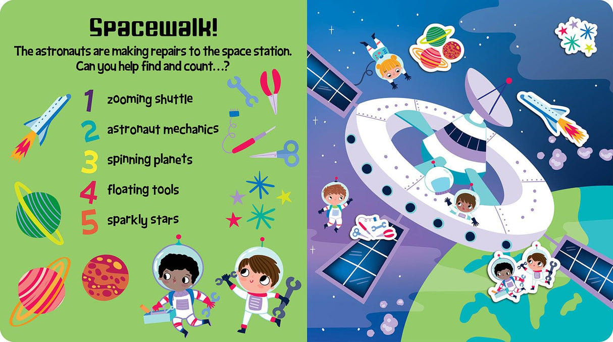 Easy Peely-Space: Out-of-this-world early learning fun! (Easy Peely - Peel, Stick, Play!) - Retail Maharaj