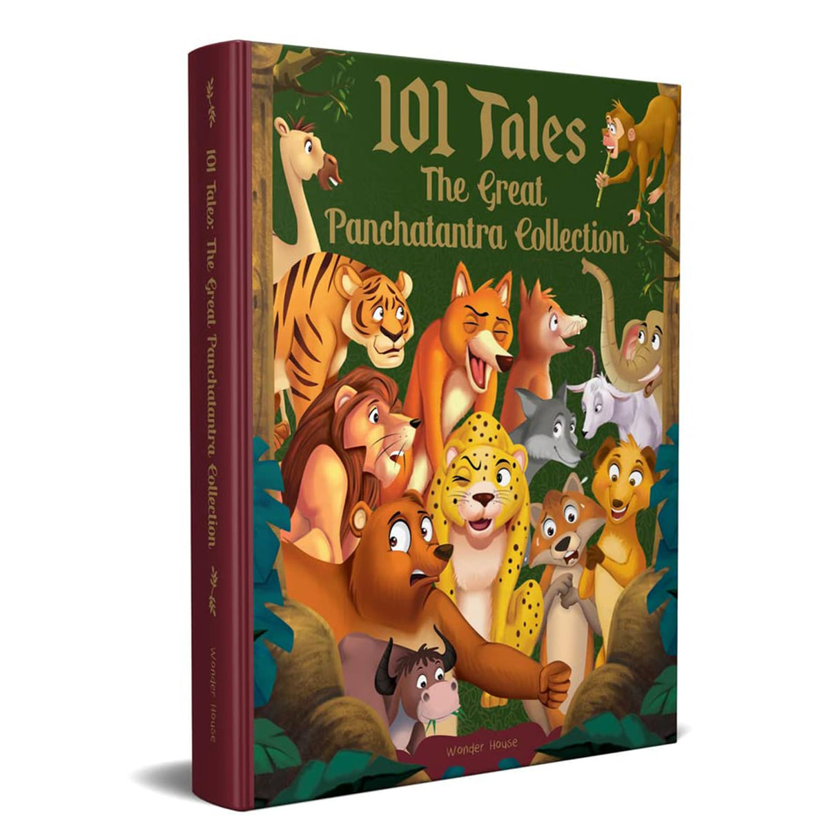 101 Tales The Great Panchatantra Collection - Collection of Witty Moral Stories For Kids For Personality Development (Hardback) - Retail Maharaj
