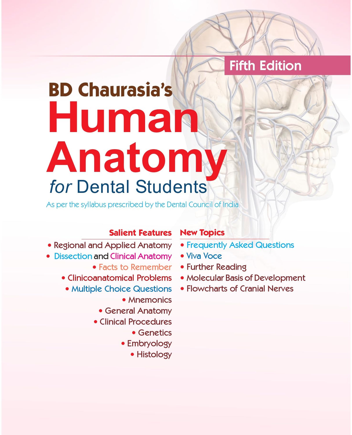 BD CHAURASIAS HUMAN ANATOMY FOR DENTAL STUDENTS 5ED (PB 2024) - Retail Maharaj