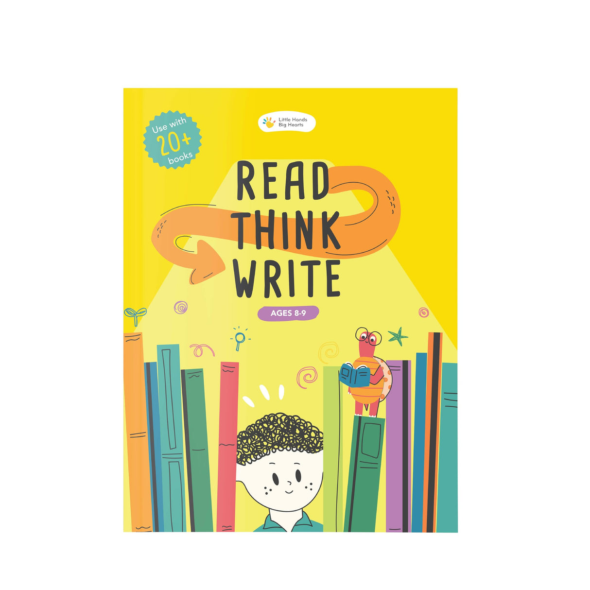 Little Hands Big Hearts Read Think Write Journal Ages 8-9 (Grade 3) | Activity Book for 8-9 Year Old | | Drawing Book for Kids 6-12 | Birthday Return Gift for Kids | Reading & Comprehension Book - Retail Maharaj
