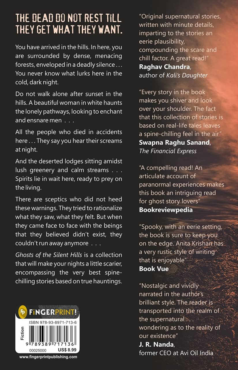 Ghosts of The Silent Hills: Stories based on true hauntings - Retail Maharaj
