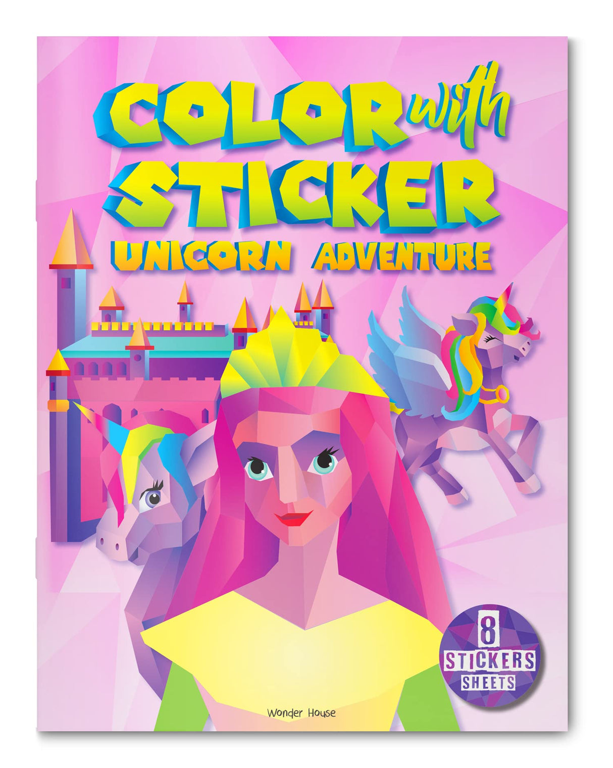 Color with Sticker - Unicorn Adventure - Retail Maharaj