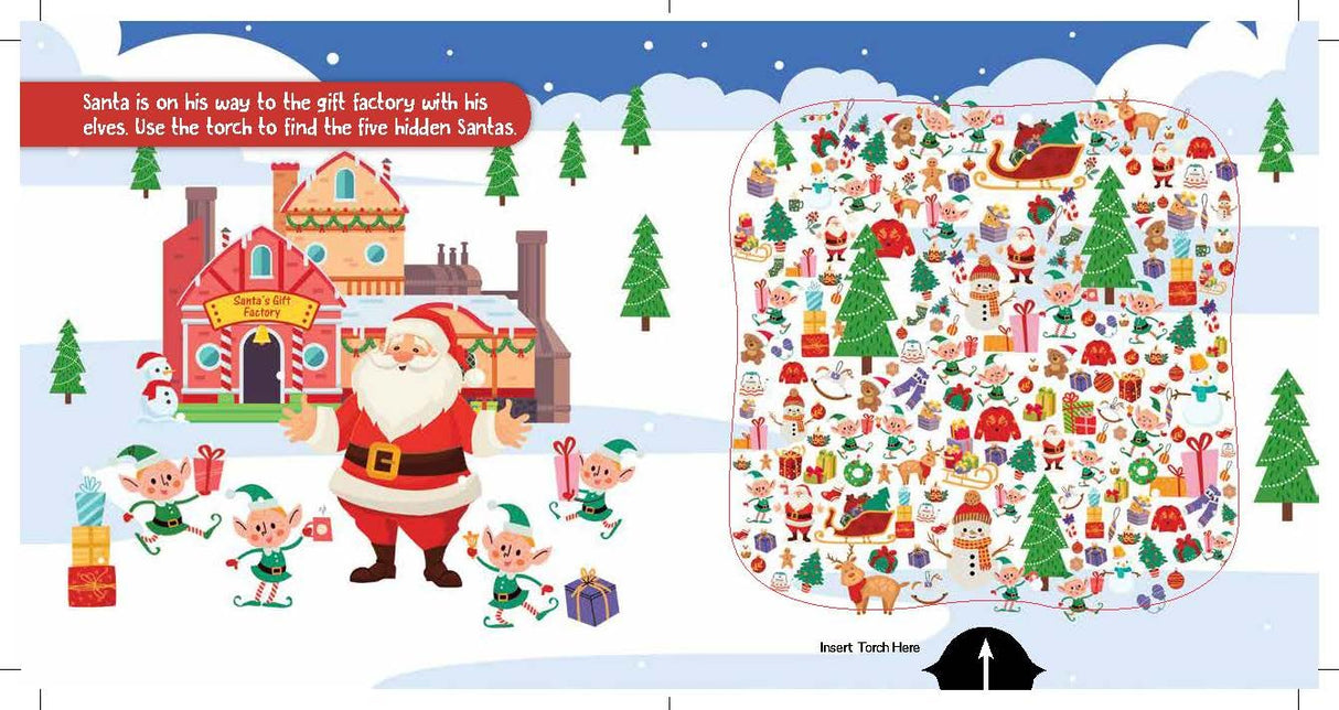 Christmas Wonderland Torch Book - Hide and Seek Picture Book with Torch - Learning Activity Books for Kids 4+ Years - Retail Maharaj