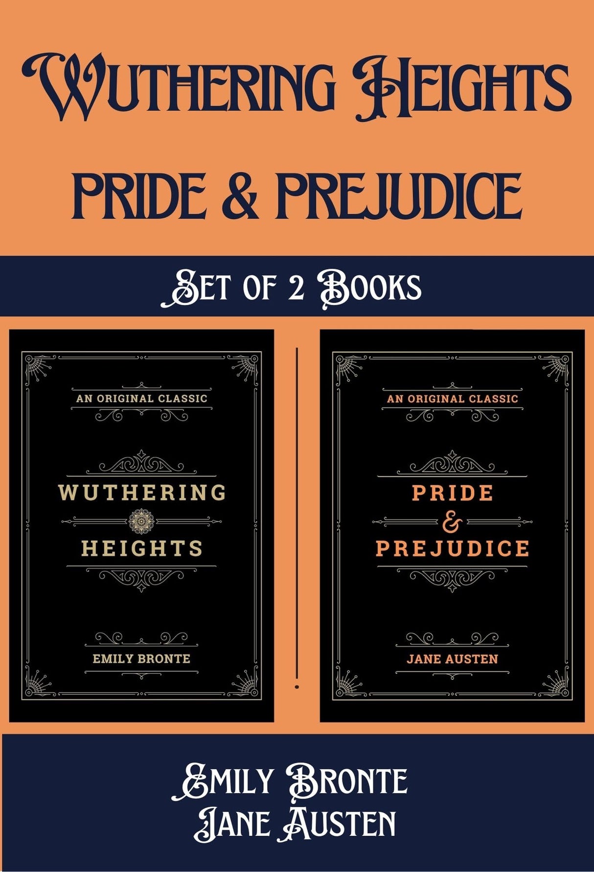 Wuthering Heights + Pride & Prejudice (Set of 2 Books) - Retail Maharaj