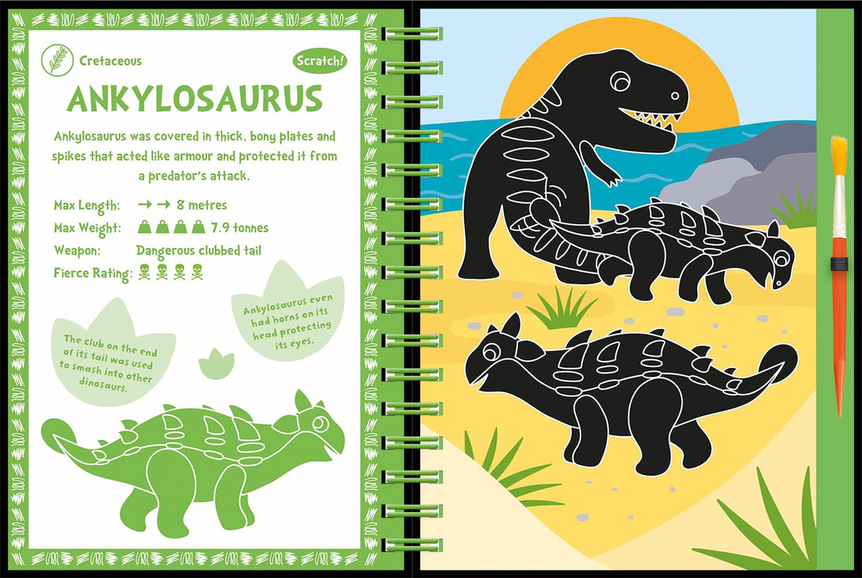 Scratch Paint & Colour-Dinosaurs - Retail Maharaj