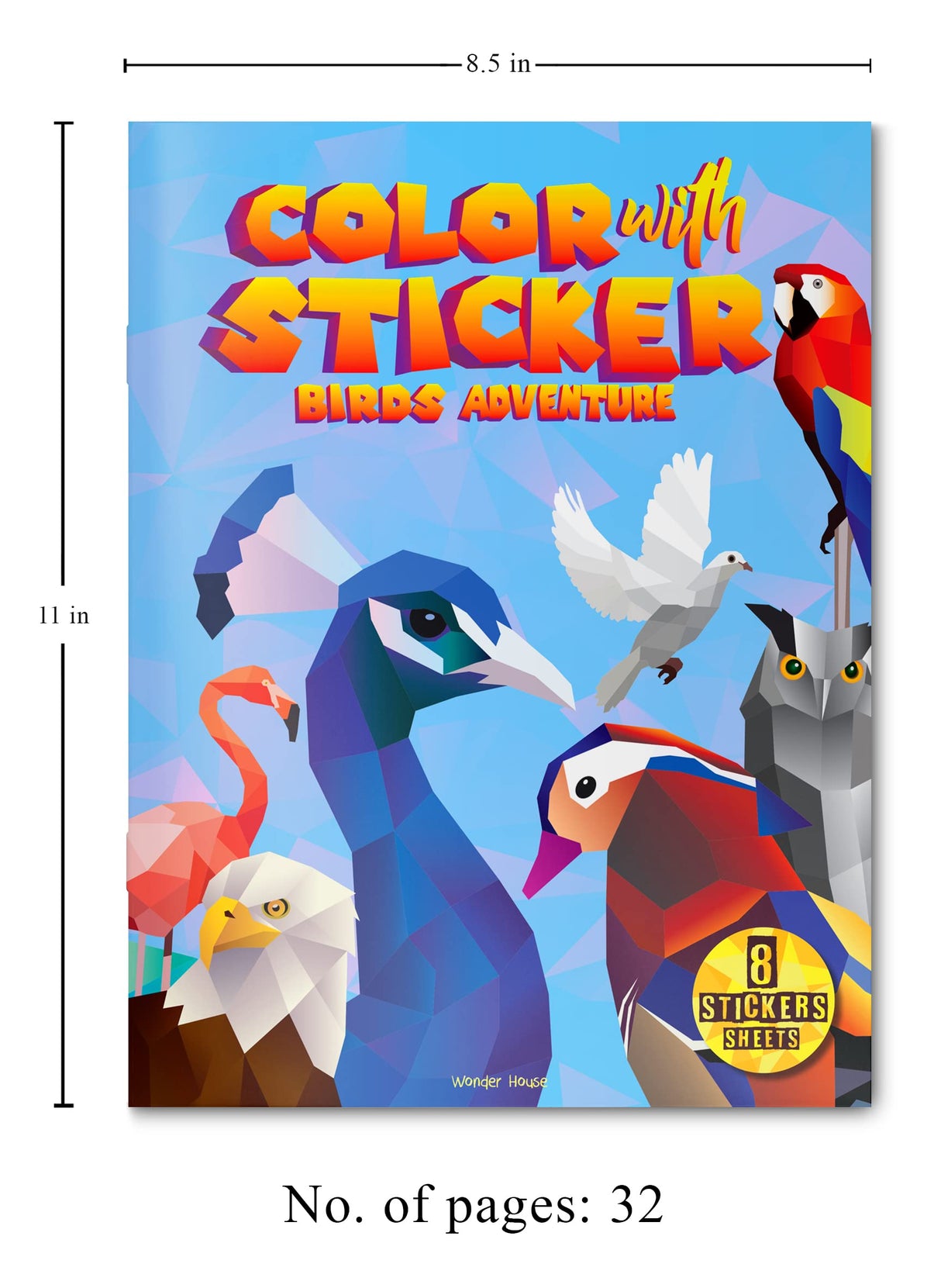 Color with Sticker - Birds Adventure - Retail Maharaj