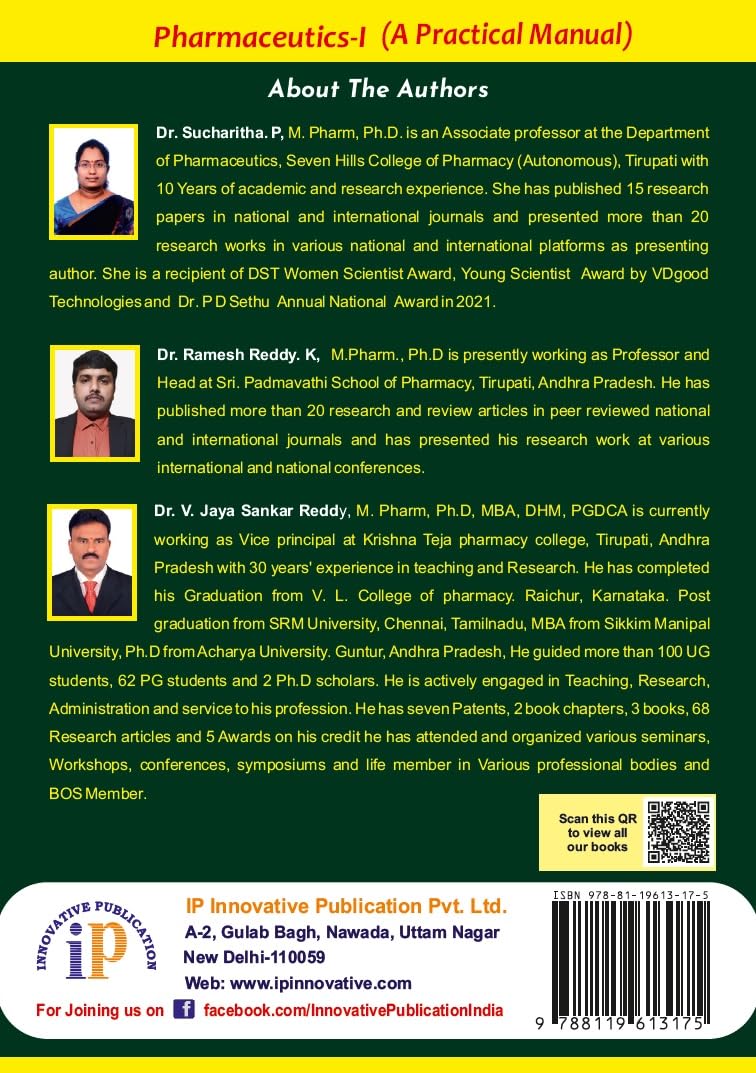 Pharmaceutics-I (A Practical Manual) for 1st Semester B.Pharm and 1st Year Pharm.D - Retail Maharaj