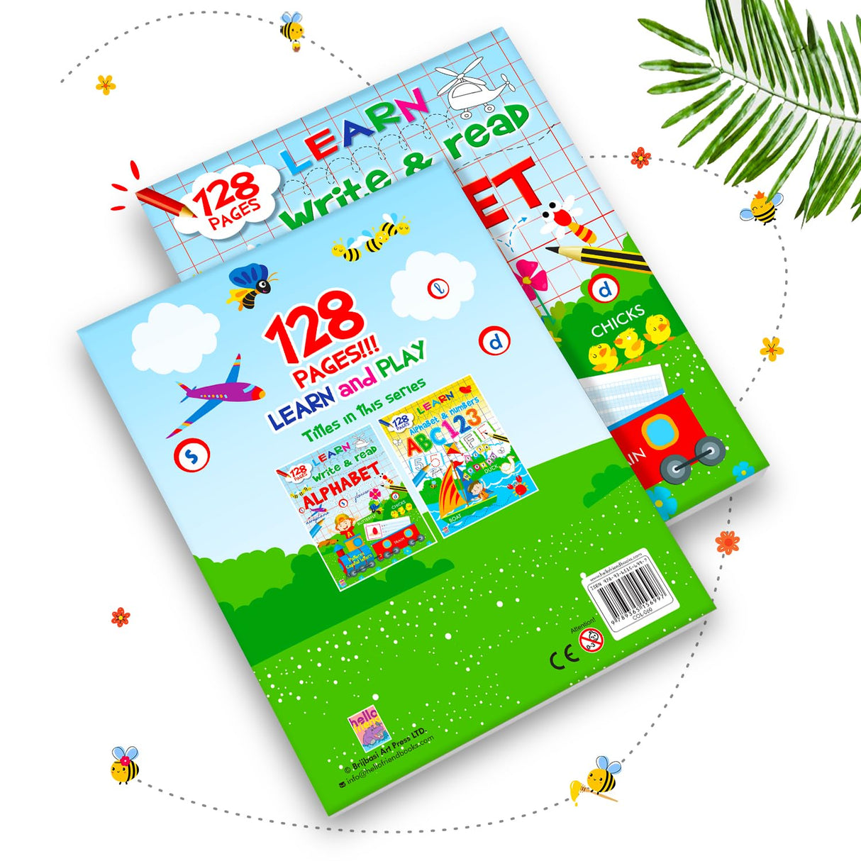 Writing Practice Book for Kids | Learn, Trace, Write Practice ABC Capital Letters, Small Letters, Patterns | for Kids Ages 3–5 | 2+ Hours of Early Writing Fun - Retail Maharaj
