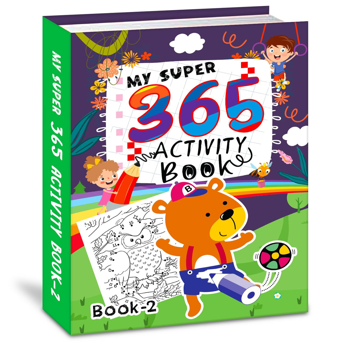 Hello Friend Books My Super 365 Colouring Books HCB-004 - Retail Maharaj