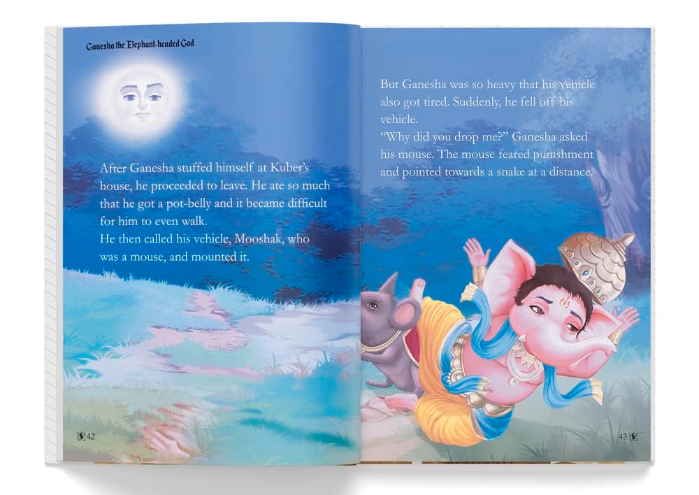 Ganesha: The Elephant Headed God- Illustrated Stories From Indian History And Mythology - Retail Maharaj