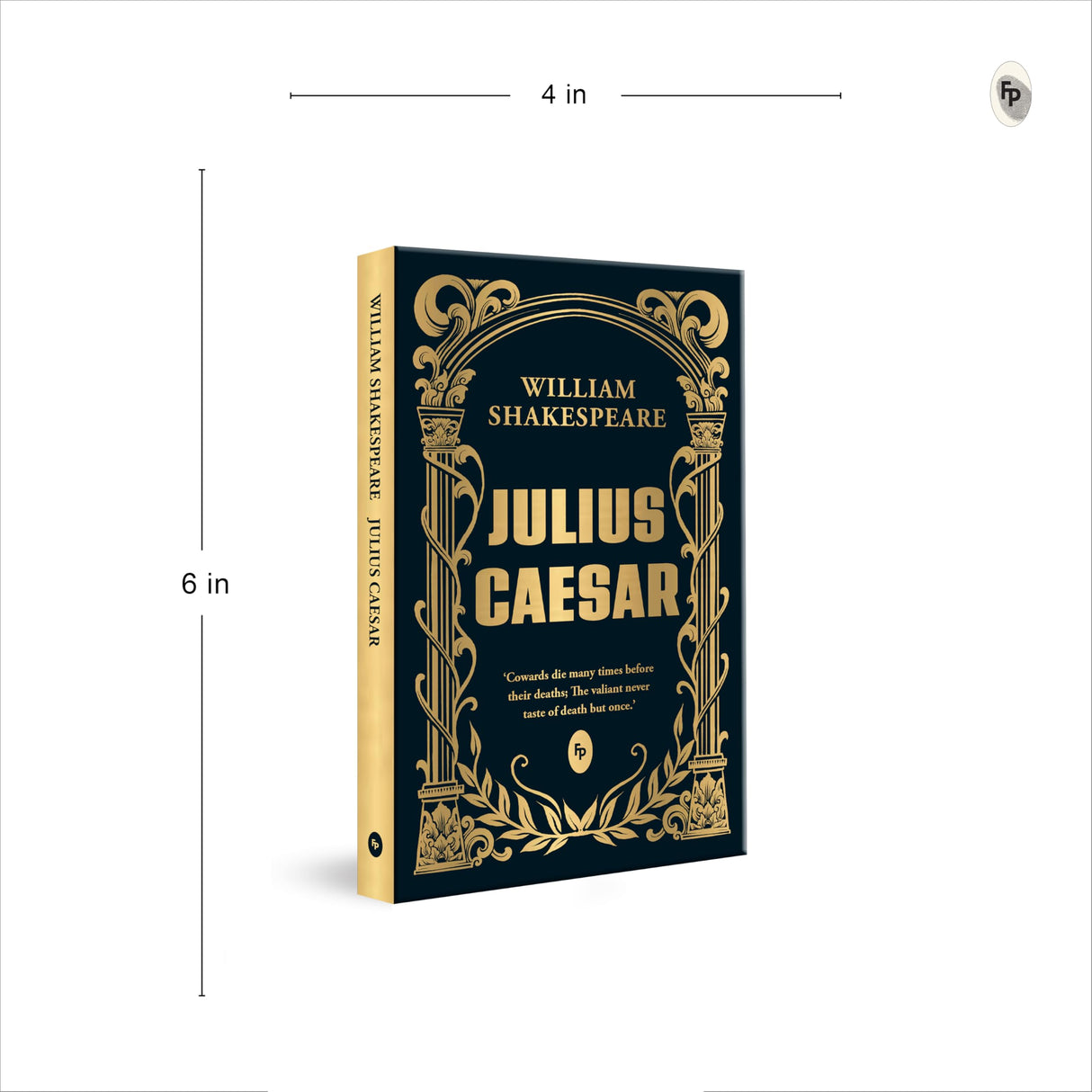 Julius Caesar by William Shakespeare - Timeless Tale of Betrayal & Loyalty Masterpice on Ambition & Power,Tragedy,Historical Drama,Classic Literature,Must-read for Shakespeare Enthusiasts - Retail Maharaj