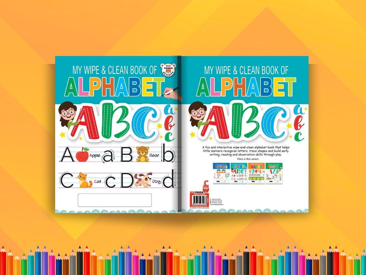 My Wipe & Clean Book of Alphabet - Retail Maharaj