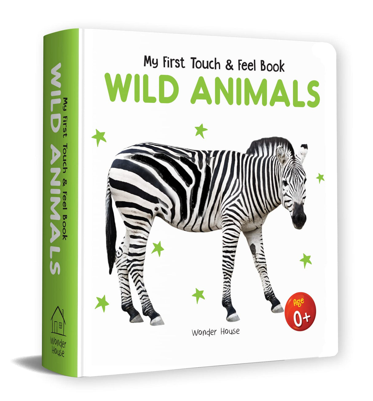 My First Book of Touch And Feel - Wild Animals : Touch And Feel Board Book For Children - Retail Maharaj