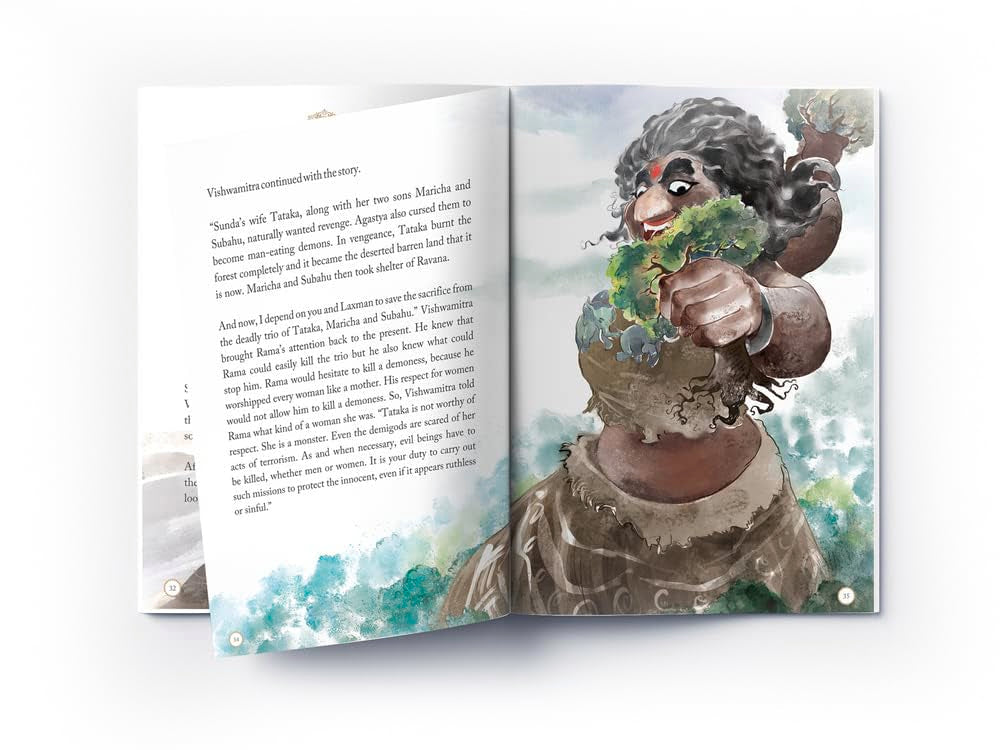 Illustrated Ramayana For Children : Immortal Epic of India (Deluxe Edition) - Retail Maharaj