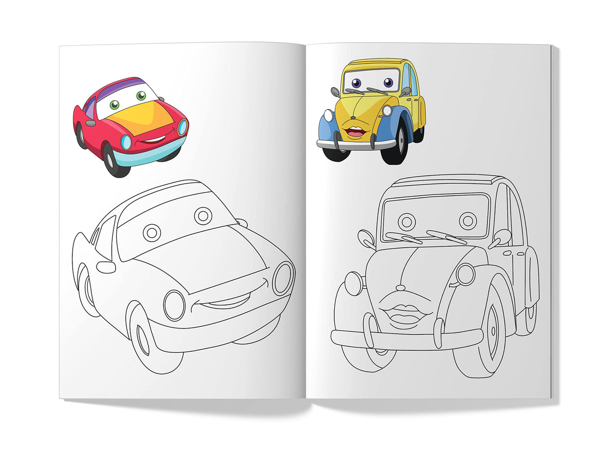 Little Artist Series Cars: Copy Colour Books - Retail Maharaj