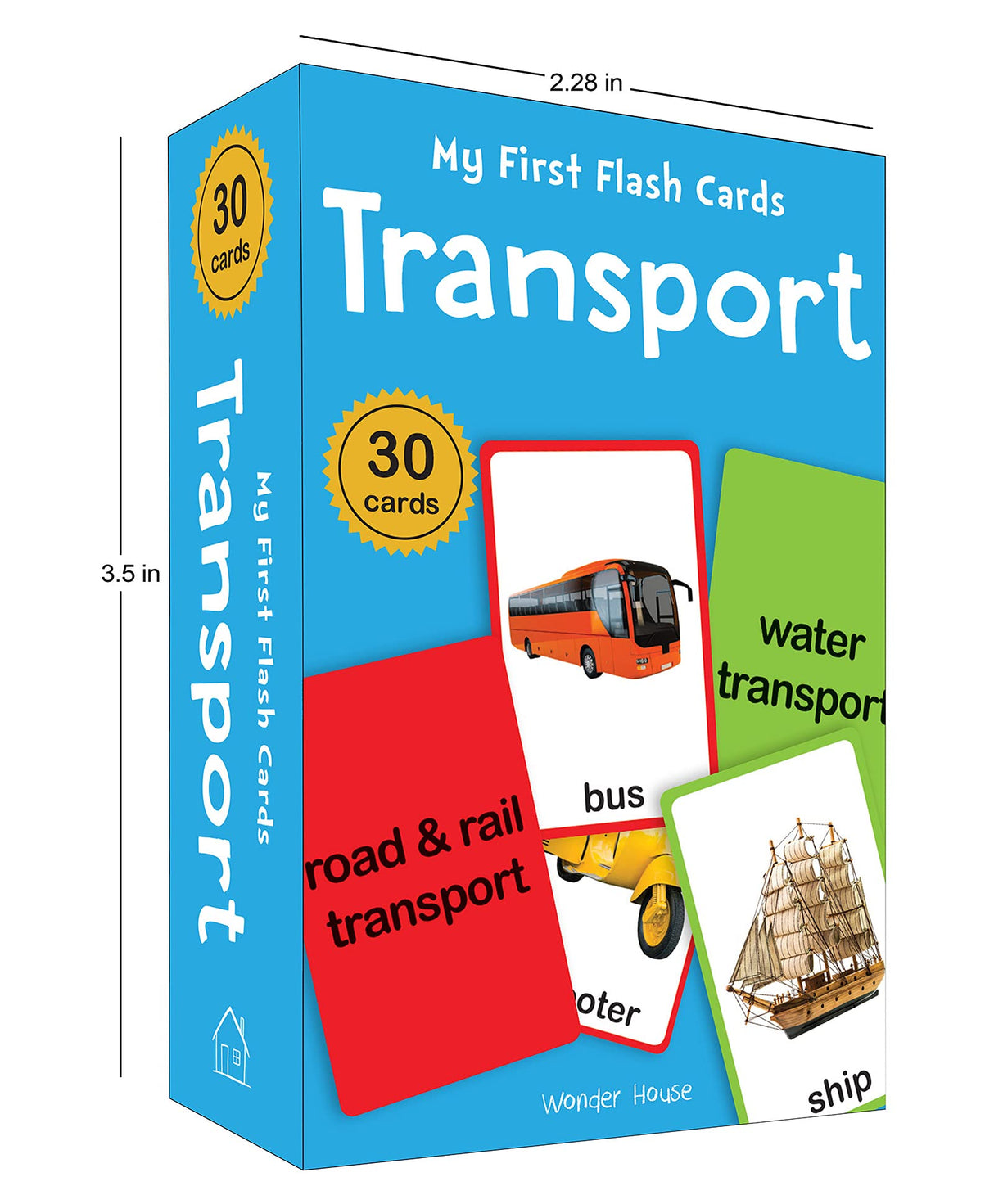 My First Flash Cards: Transport: 30 Early Learning Flash Cards For Kids - Retail Maharaj