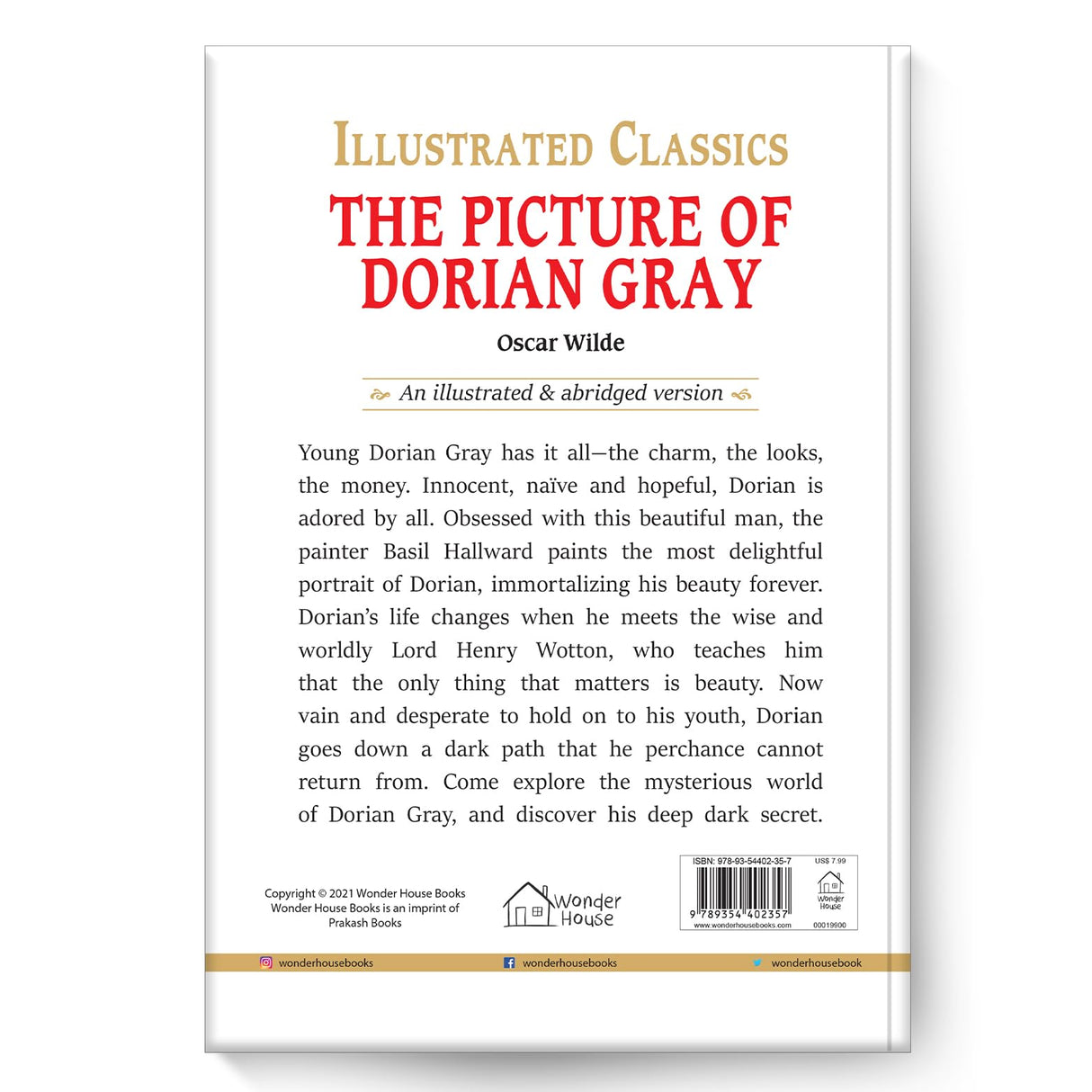 The Picture of Dorian Gray : Illustrated Abridged Children Classics English Novel with Review Questions - Retail Maharaj