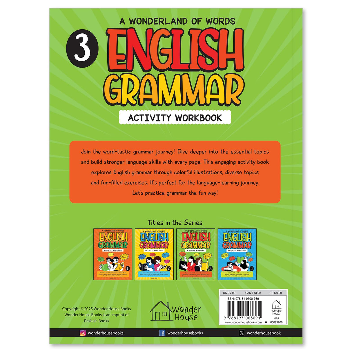 A Wonderland Of Words: English Grammar - Level 3 Activity Workbook - Retail Maharaj