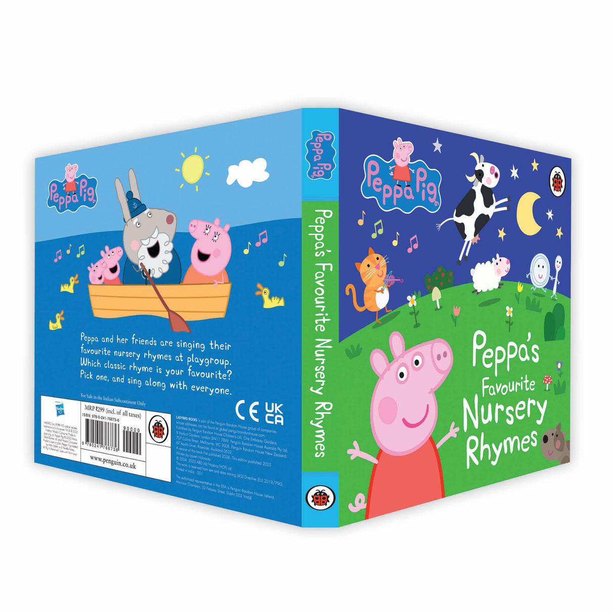 Peppa Pig: Peppa’s Favourite Nursery Rhymes | Board Books for Kids | Classic Nursery Rhymes for 2+ Years | Fun Learning and Ideal for Gifting - Retail Maharaj
