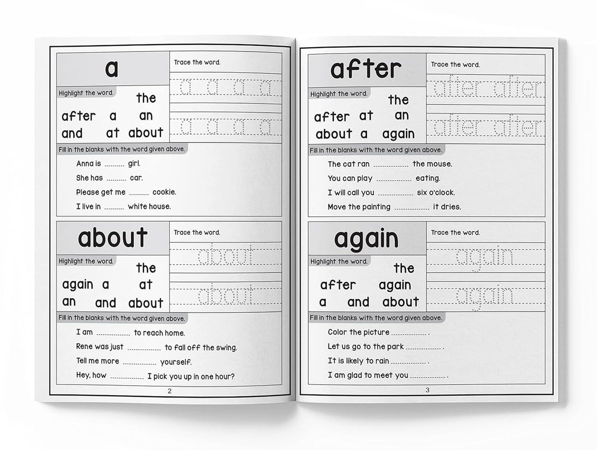 201 Sight Words and Sentences: Activity Book for Children | 800+ Sentences to Read and Practice | Ages 5–8 | 5+ Hours of Learning and Fun - Retail Maharaj