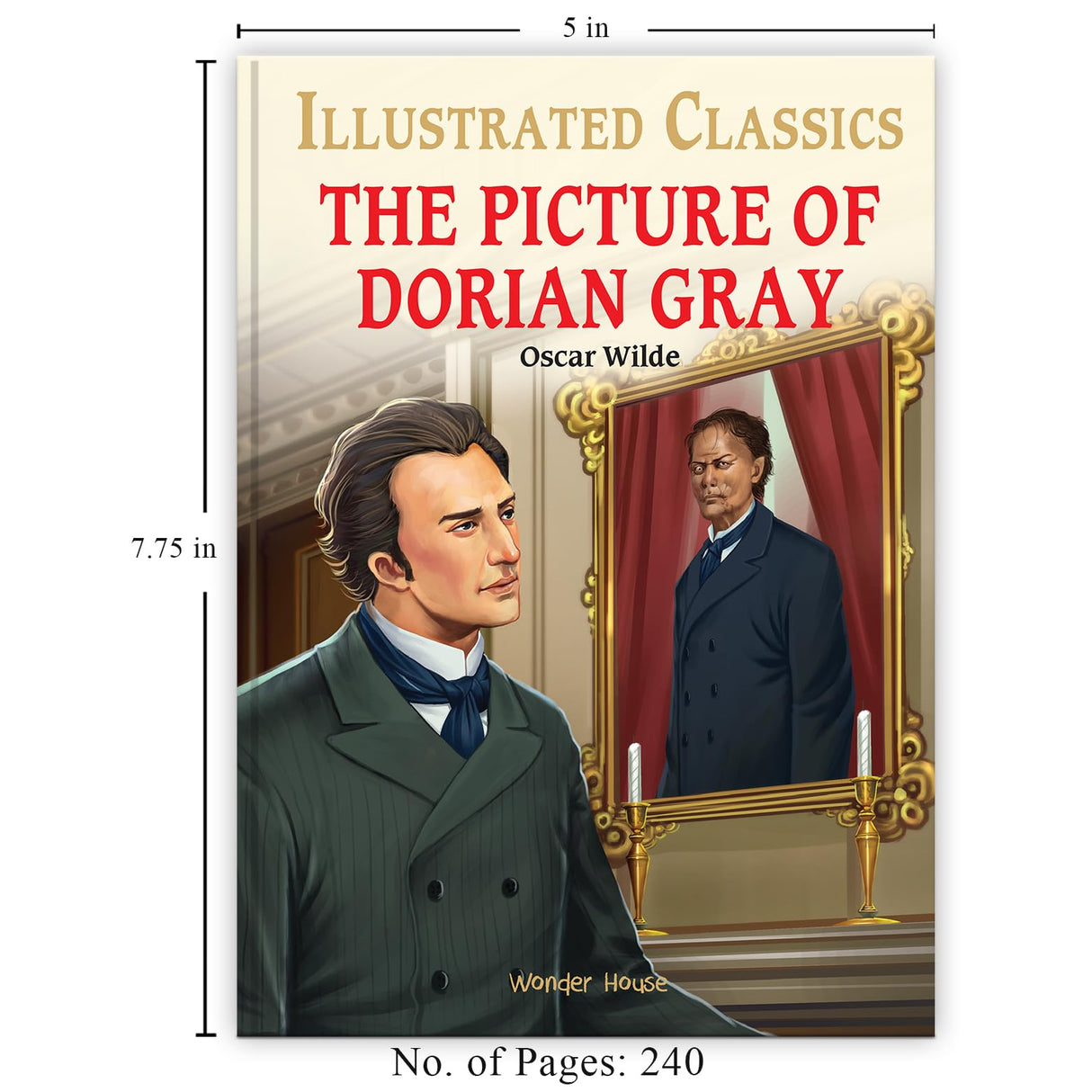The Picture of Dorian Gray : Illustrated Abridged Children Classics English Novel with Review Questions - Retail Maharaj