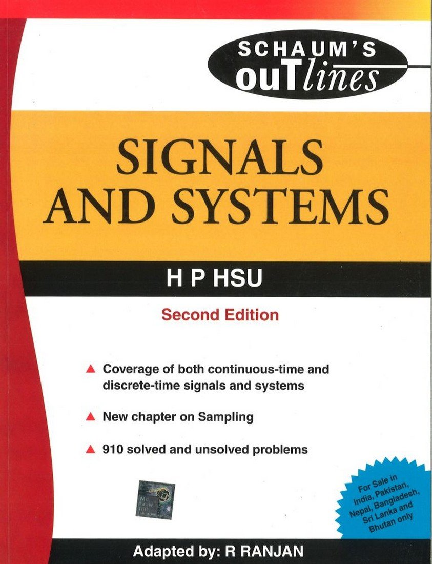 SIGNALS AND SYSTEMS (SPECIAL INDIAN EDITION) (SCHAUM’S OUTLINE SERIES) 2ND EDITION - Retail Maharaj