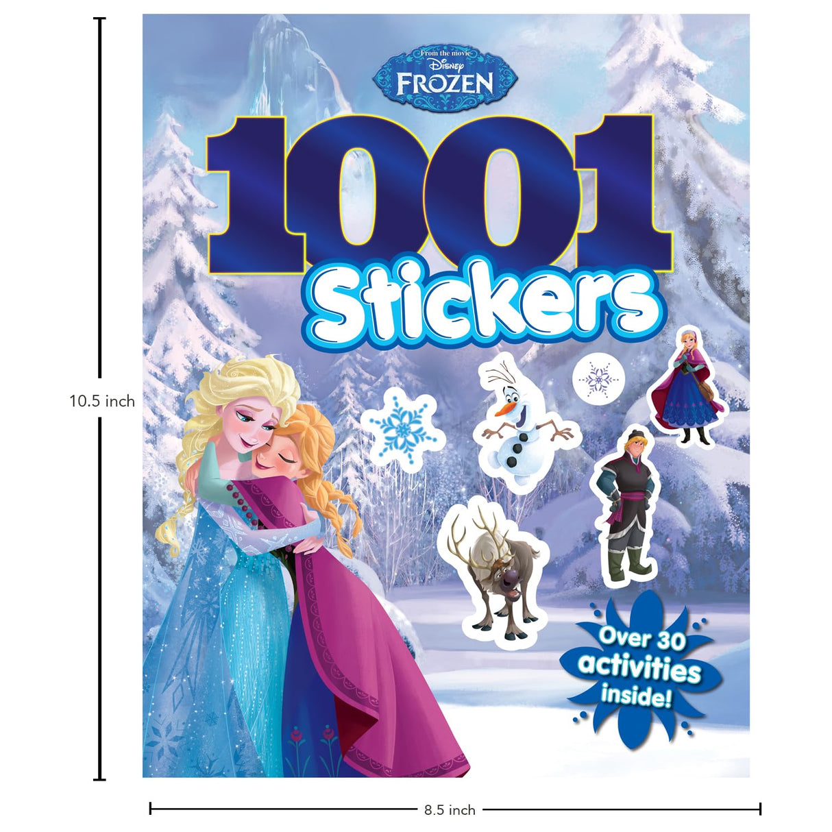 Disney Frozen 1001 Stickers Book | Many Activities with Stickers for Kids - Retail Maharaj