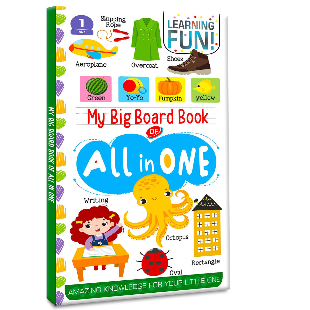 Hello Friend Books My Big Board Book of All in One : Simple and Vibrant Illustrations to Increase the Knowledge of Your Little One - Retail Maharaj
