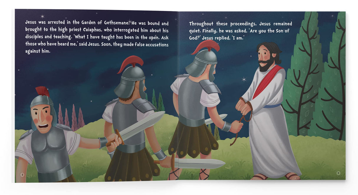 My First Illustrated Bible Story: Jesus Arrested and Tried - Retail Maharaj