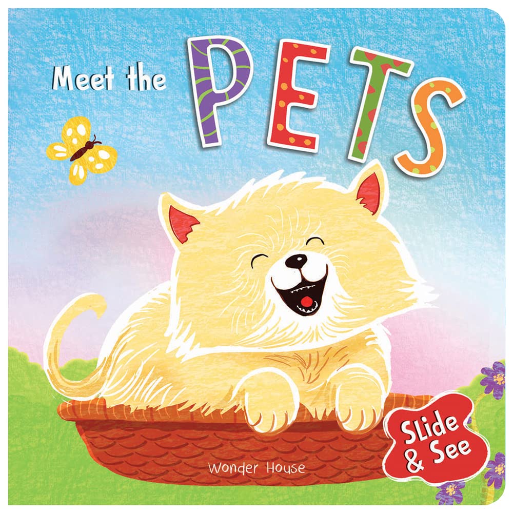 Slide And See - Meet The Pets : Sliding Novelty Board Book For Kids - Retail Maharaj