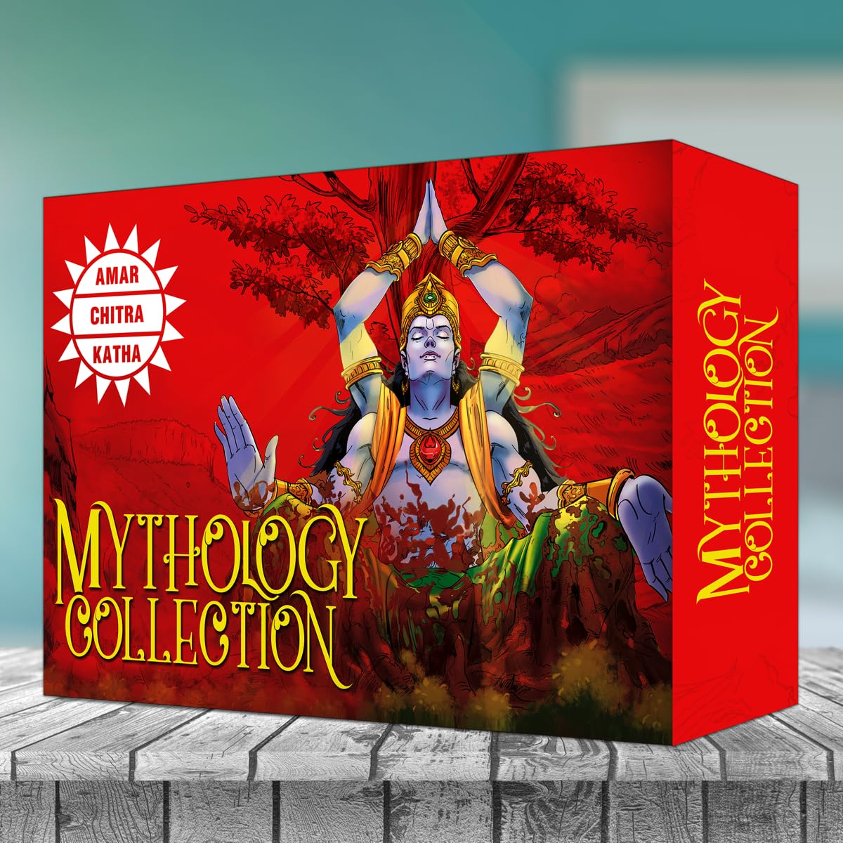 The Great Indian Mythology Collection – Comic Set | Timeless Stories of Epics, Deities & Legends | Ganesha, Krishna, Rama, Shiva & More | Amar Chitra Katha - Retail Maharaj