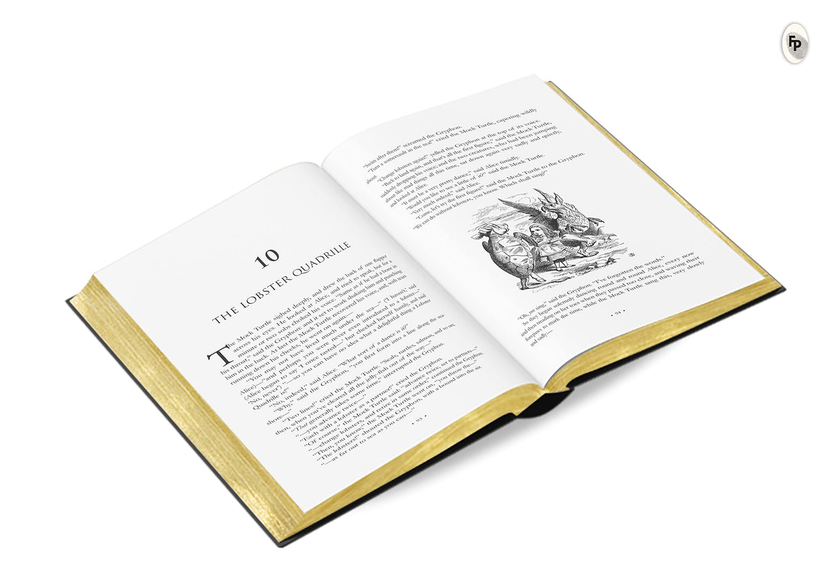 The Best of Lewis Carroll - Alice's Adventures in Wonderland, Through the Looking Glass What Alice Found There (Deluxe Hardbound Edition) - Retail Maharaj