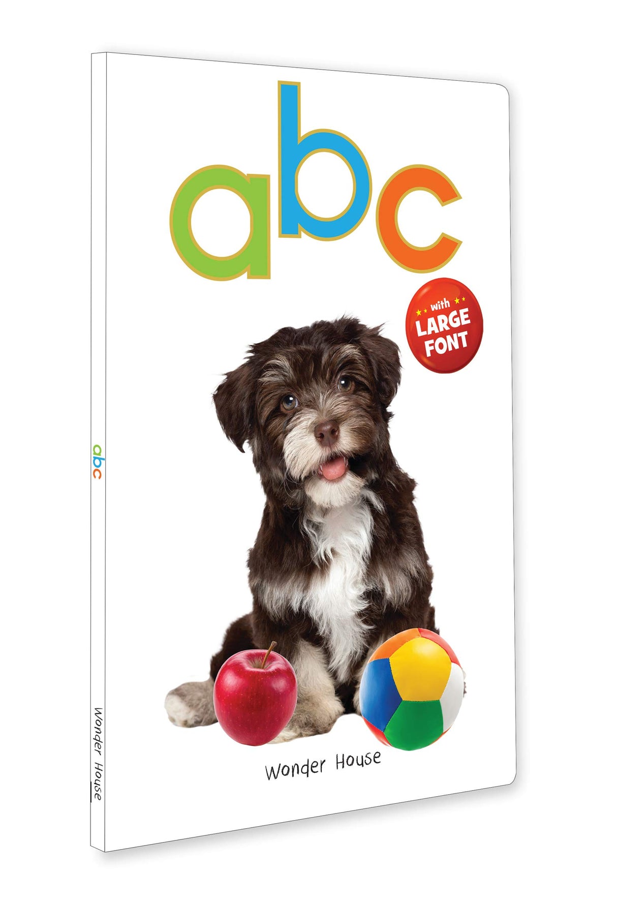 ABC – Early Learning Board Book with Large Font: Brightly Illustrated Alphabet Book for Kids | Big Board Books Series for Babies, Toddlers & Preschoolers | Learn ABC with Bold Letters & Clear Pictures | Ages 0–5 Years - Retail Maharaj