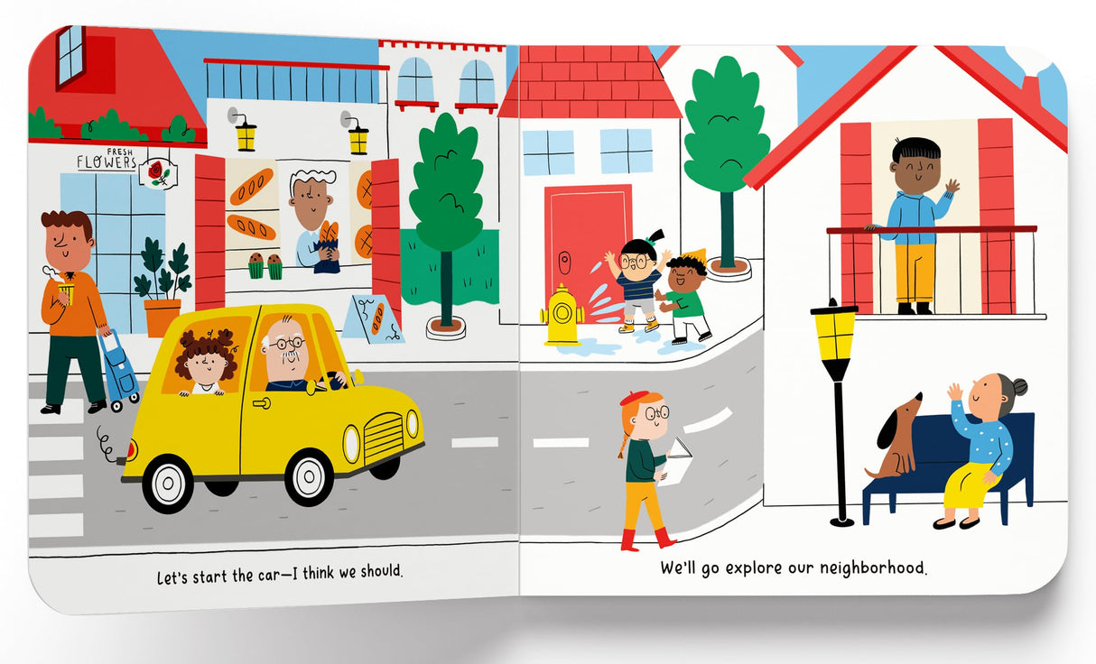In My Car: Up, Down and All Around the Town – Interactive Board Book for Kids | Ride Through the Neighborhood with Fun Rhymes, Bright Pictures & ... for Toddlers & Preschoolers | Ages 2–5 Years - Retail Maharaj