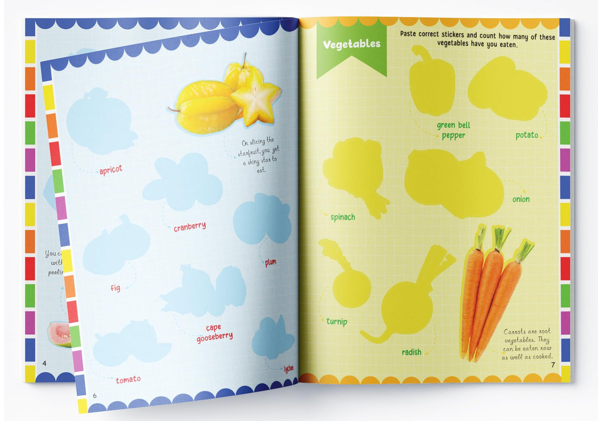 My First 100 Food Stickers - Retail Maharaj