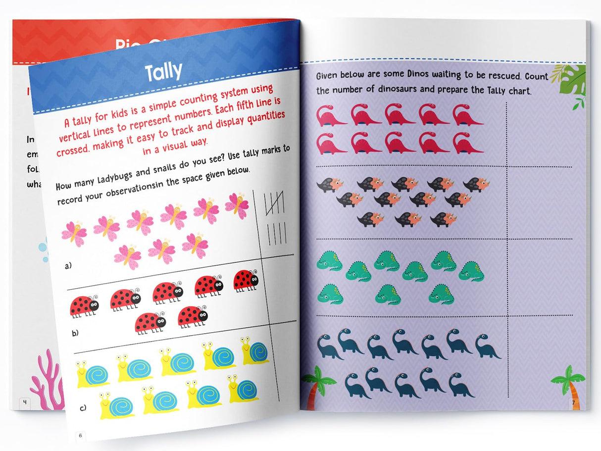 Math Activity Books Bundle 3 – Measurement / Data Handling / Money and Word Problem (Pack of 3 Books) - Retail Maharaj