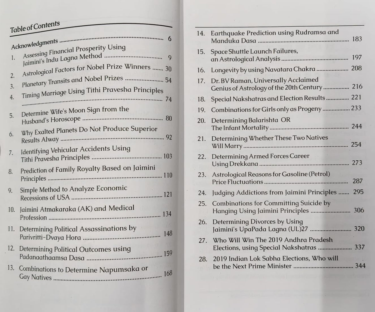 136 Rare Applied Principles of Jamini and Parashara Maharishi