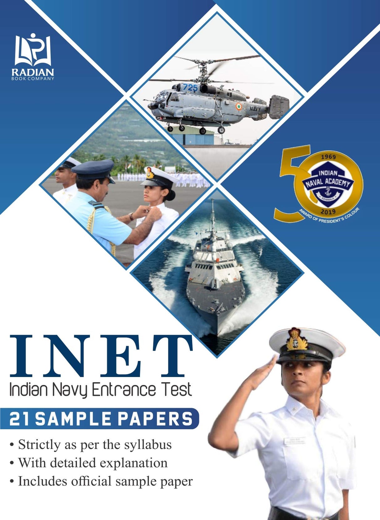 Sample Papers for INET (Indian Navy Entrance Test) with Detailed Explanation | inclues 21 Official Sample Papers - Retail Maharaj