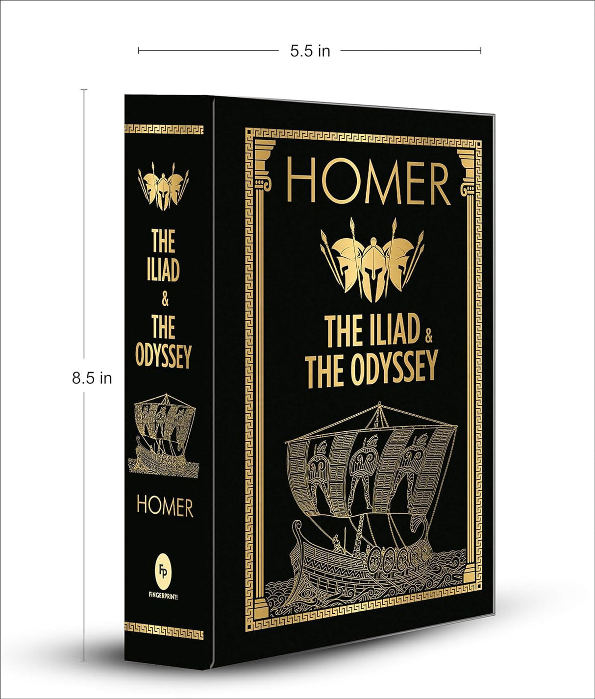 HOMER: The Iliad and The Odyssey (Deluxe Hardbound Edition) - Retail Maharaj