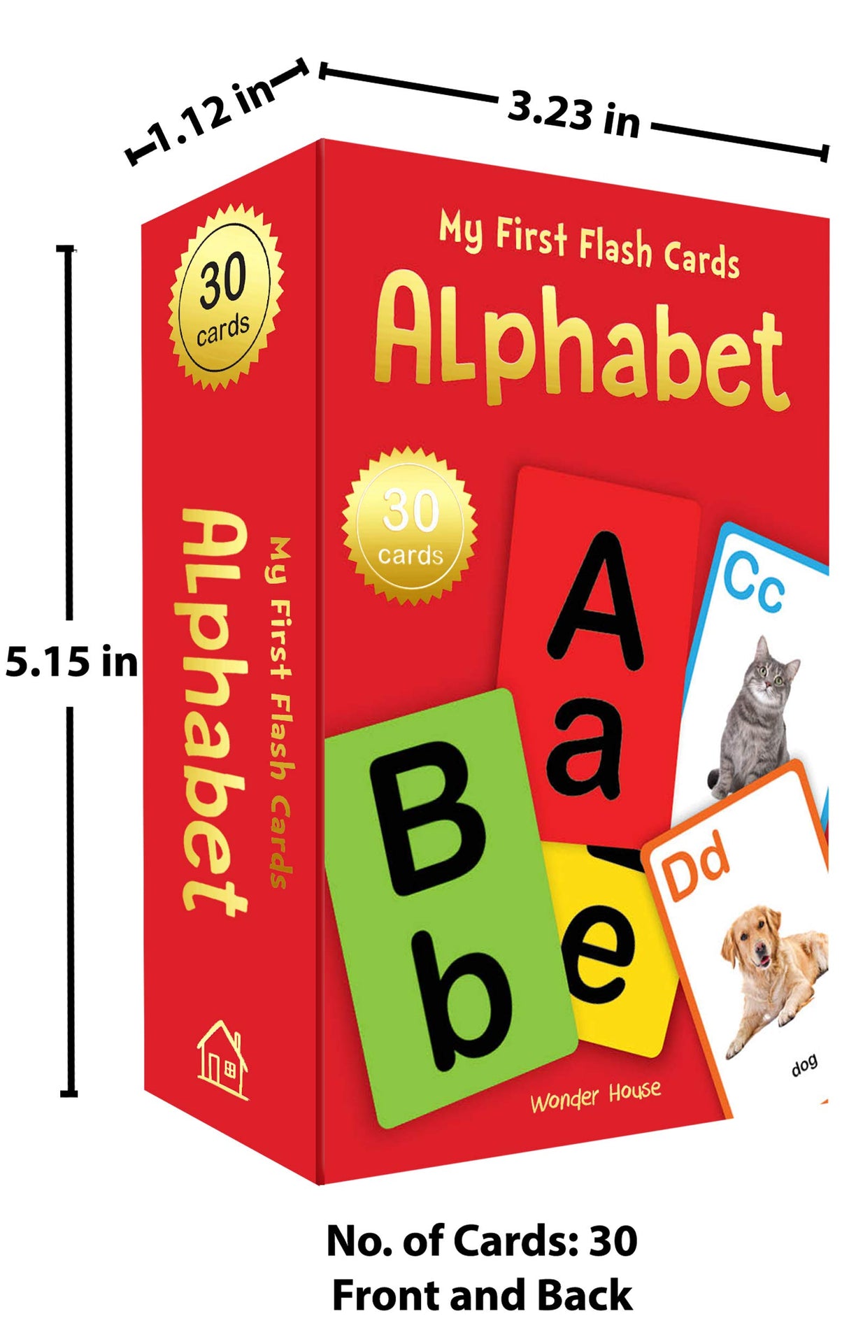 My First Flash Cards Alphabet : 30 Early Learning Flash Cards For Kids - Retail Maharaj