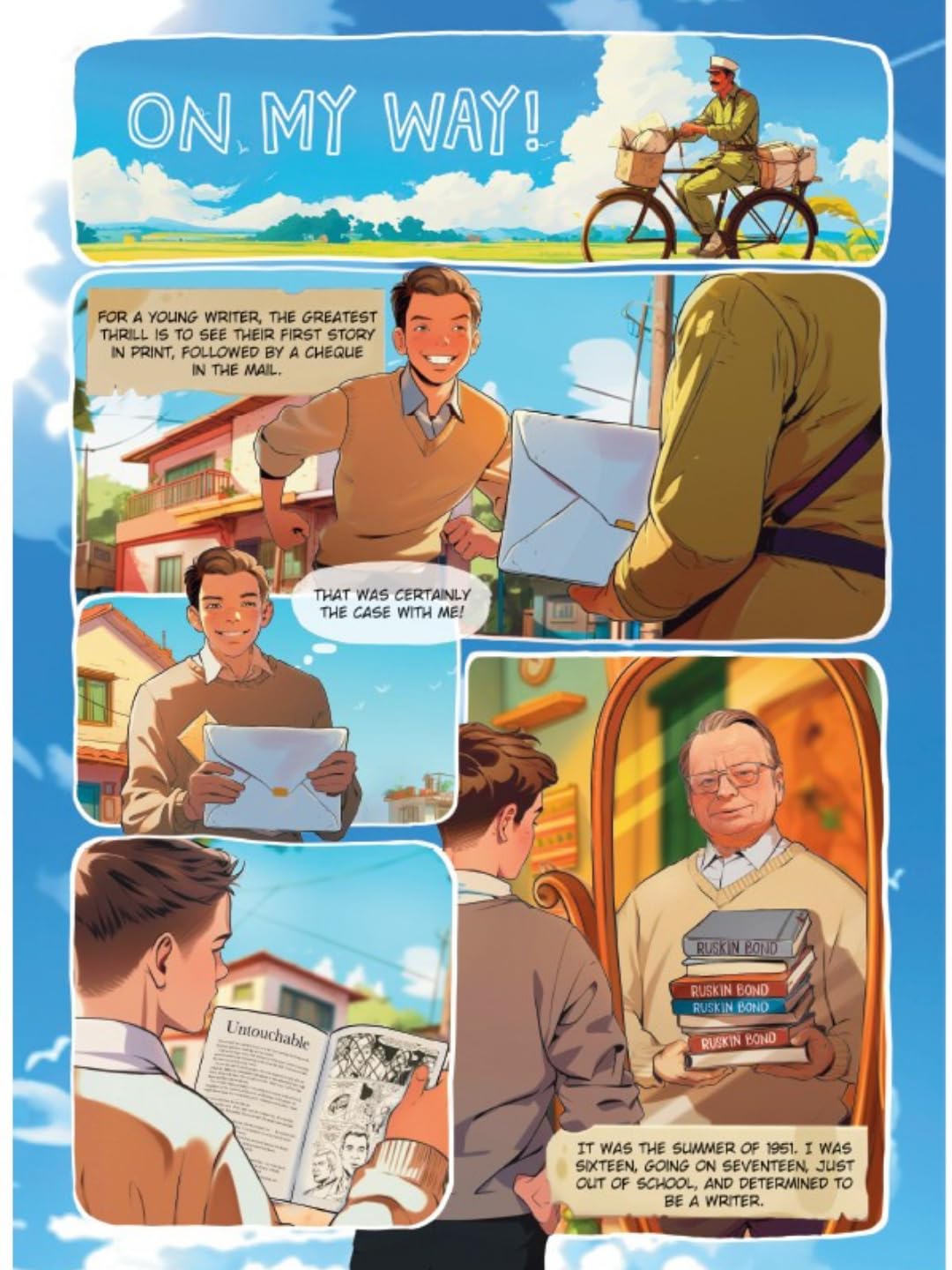 Stories From My Heart | Best Illustrated Comic Book for Kids by Ruskin Bond - Retail Maharaj
