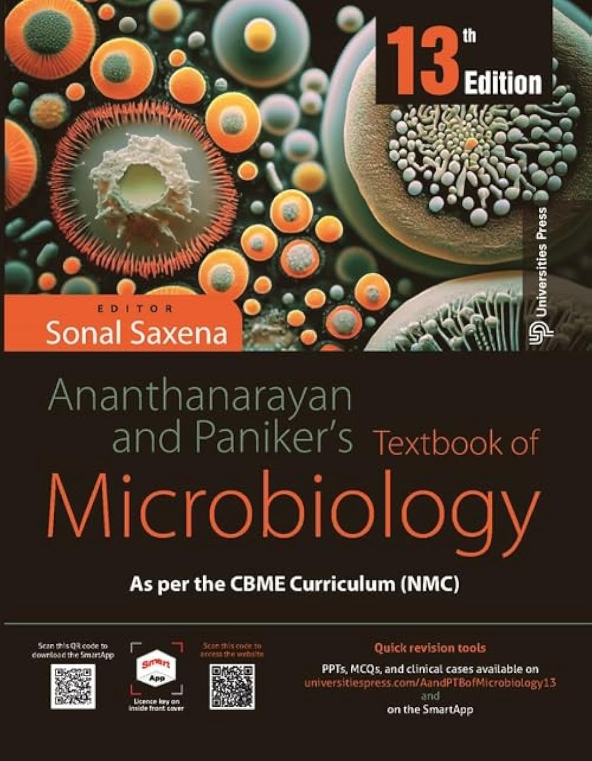Ananthanarayan and Paniker's Textbook of Microbiology, 13th Edition - Retail Maharaj
