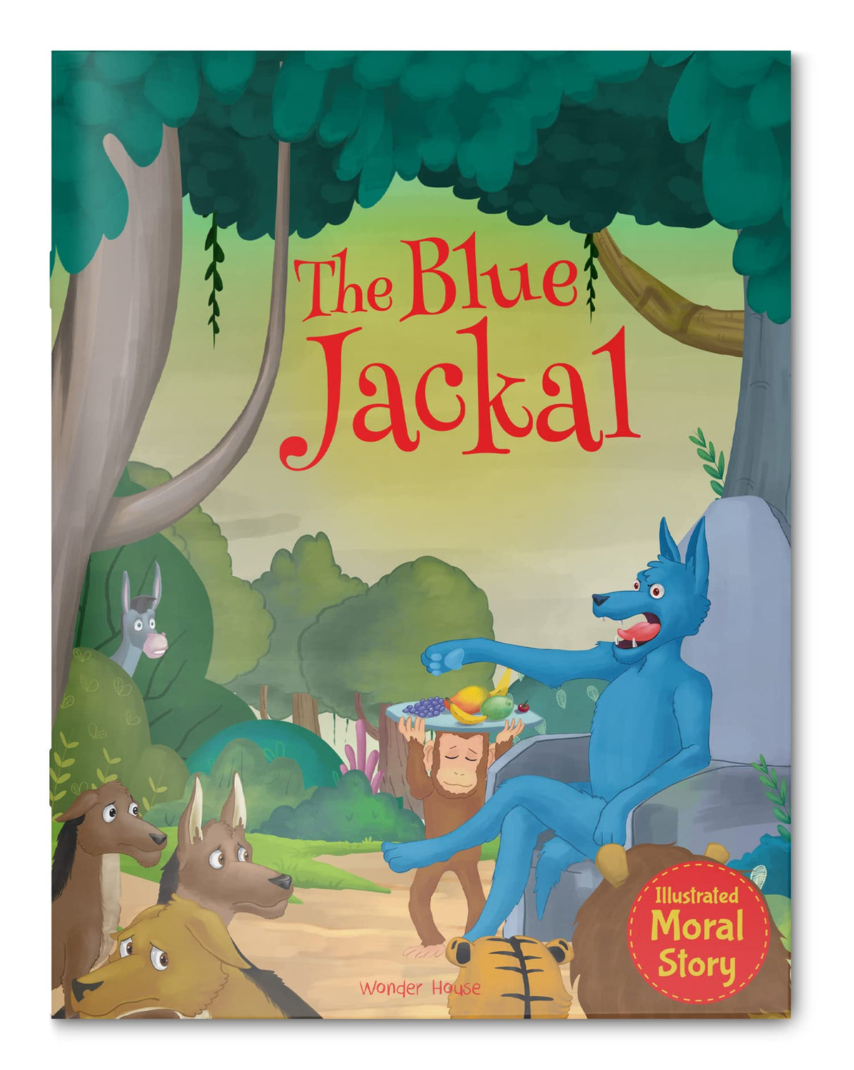The Blue Jackal - Illustrated Moral Story for Children - Retail Maharaj