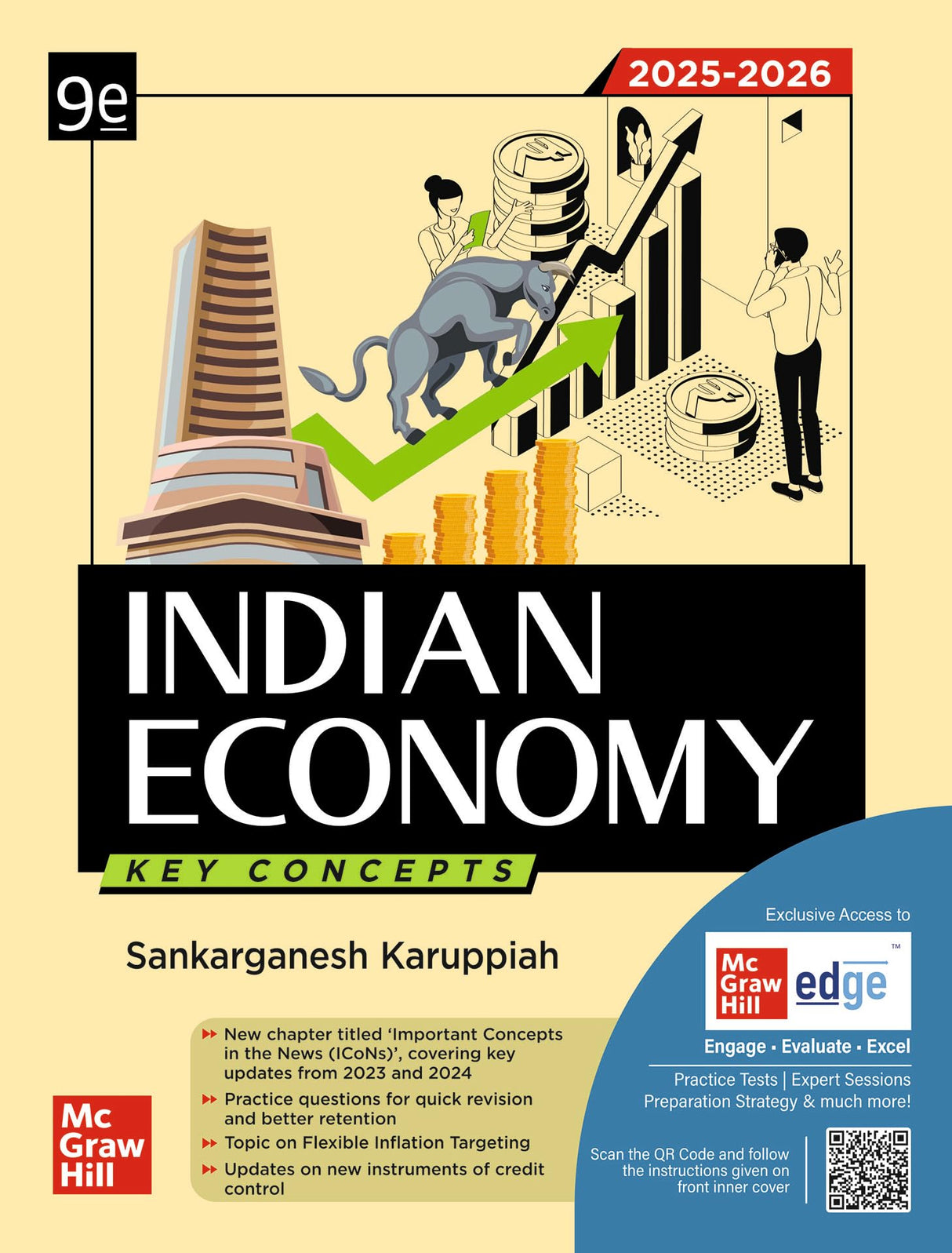Indian Economy Key Concepts, 9e by Sankarganesh Karuppiah (IRS) for UPSC CSE 2026 | Practice Question for Quick Revision | Tables, Flowcharts, Examples & Diagrams - Retail Maharaj