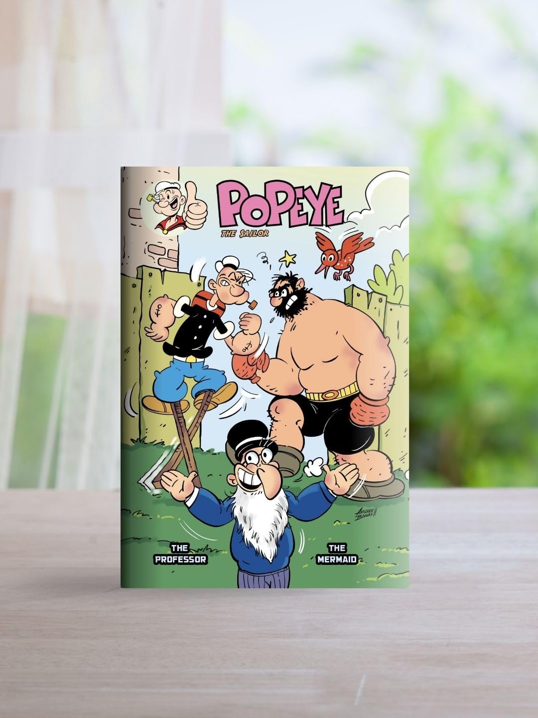 The Professor & The Mermaid: Popeye The Sailor | Illustrated Comic Book - Retail Maharaj