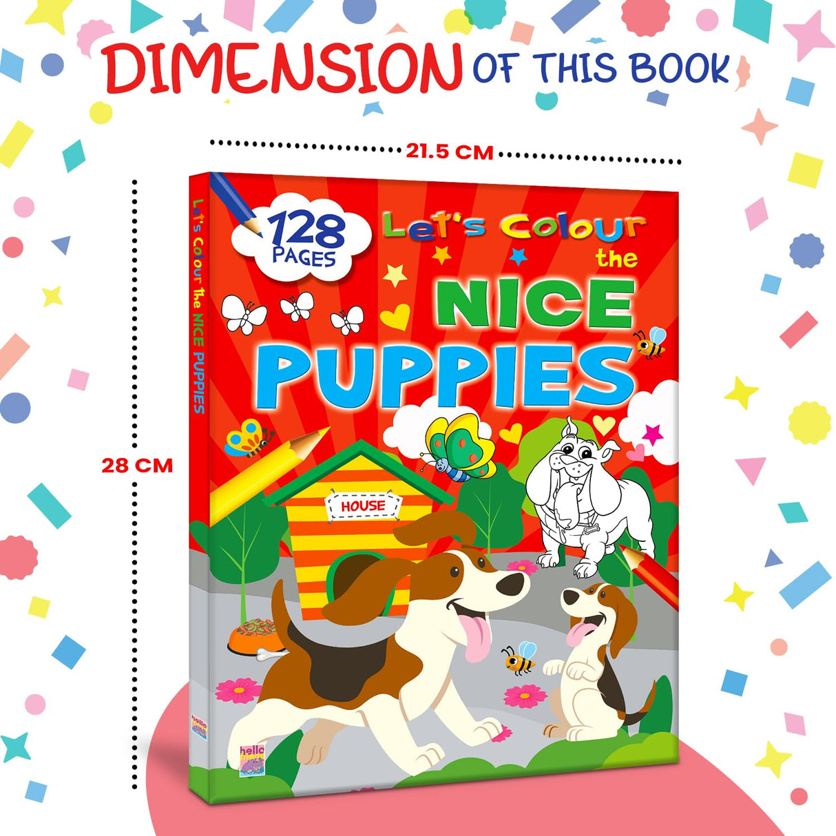 Let’s Colour the Nice Puppies: Activity & Colouring Book for Kids Ages 3–9 | Perfect Gift for Drawing, Painting & Creativity | Premium Paper Quality - Retail Maharaj