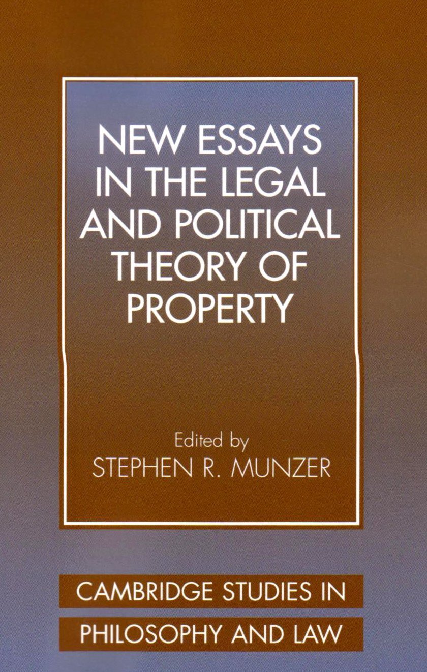 New Essays in the Legal and Political Theory of Property (Cambridge Studies in Philosophy and Law) - Retail Maharaj
