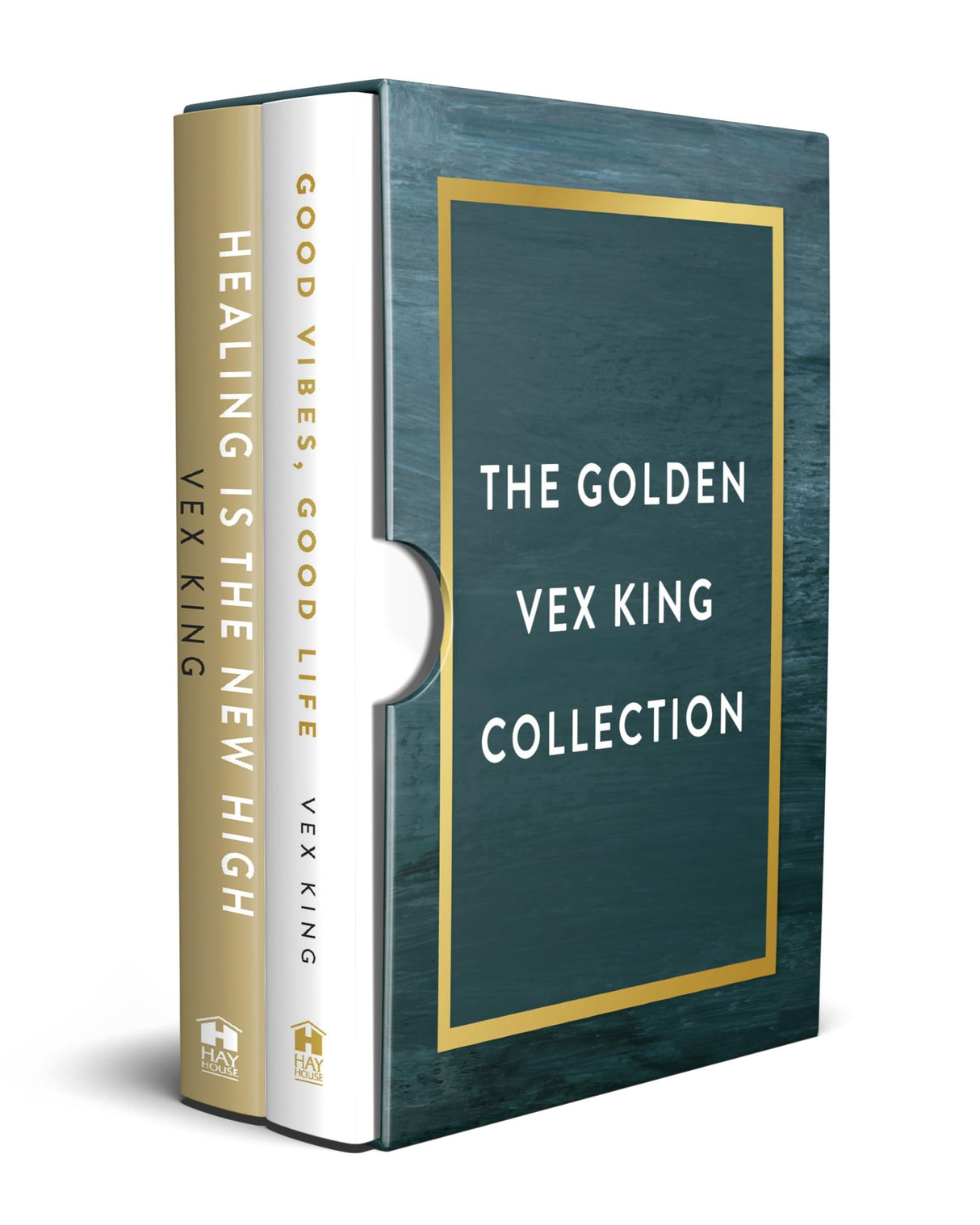 The Golden Vex King Box Set (Set of 2): Good Vibes, Good Life and Healing is the New High | Motivational Self-Help for Positivity, Confidence & Emotional Healing - Retail Maharaj