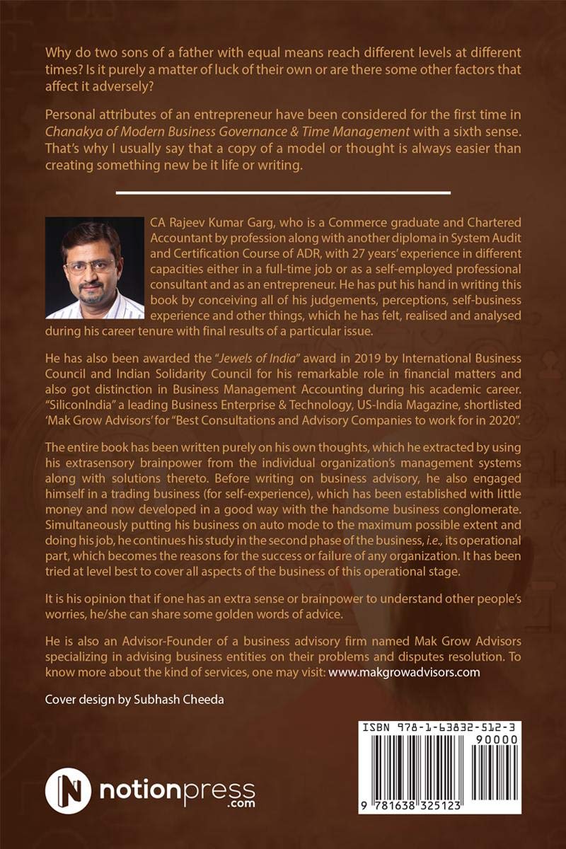 Chanakya of Modern Business Governance & Time Management - Retail Maharaj